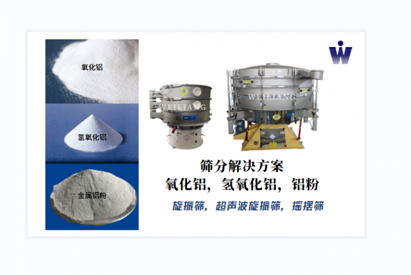 氧化鋁、氫氧化鋁、金屬鋁粉篩分案例